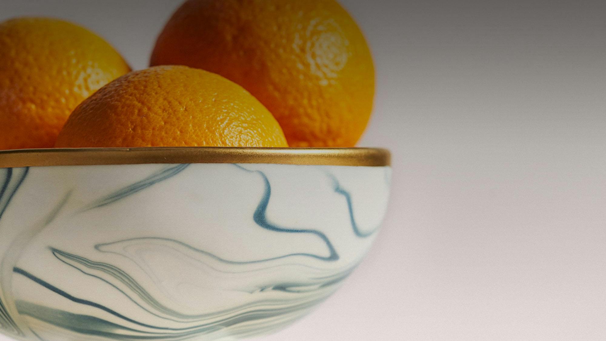 Product photography of a ceramic bowl